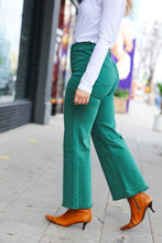 Load image into Gallery viewer, Can&#39;t Lose Dark Green Straight Leg High Waist Ankle Pants