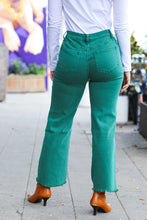 Load image into Gallery viewer, Can&#39;t Lose Dark Green Straight Leg High Waist Ankle Pants