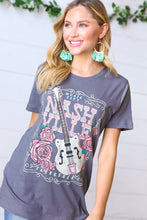 Load image into Gallery viewer, Grey Cotton NASHVILLE Tennessee Graphic Tee