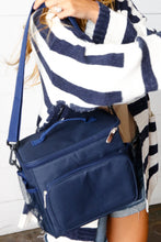 Load image into Gallery viewer, Navy Blue Insulated Cooler Box
