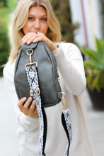 Load image into Gallery viewer, Cement Vegan Leather Designer Strap Lined Sling