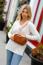 Load image into Gallery viewer, Stay Awhile Camel Vegan Checker Fashion Purse