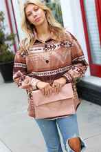 Load image into Gallery viewer, Blush Fold Over Gold O-Ring Faux Leather Clutch Bag