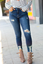 Load image into Gallery viewer, Distressed Denim High Rise Skinny Ankle Jeans