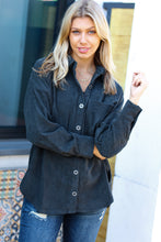 Load image into Gallery viewer, Get To It Ash Grey Corduroy Button Down Shacket