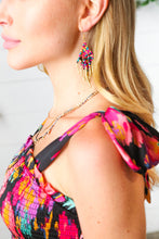 Load image into Gallery viewer, Multicolor Retro Boho Beaded Tassel Earrings