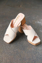 Load image into Gallery viewer, Bone Chandra Faux Leather Cork Platform Sandals