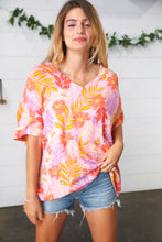 Load image into Gallery viewer, Lilac Tropical Floral Print Woven Top