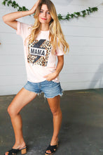 Load image into Gallery viewer, Peach Mama Animal Print Graphic Tee