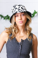 Load image into Gallery viewer, Cow Print Canvas Bucket Hat