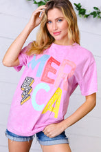 Load image into Gallery viewer, Hot Pink America Graphic Tee