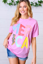 Load image into Gallery viewer, Hot Pink America Graphic Tee