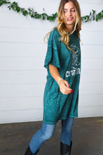 Load image into Gallery viewer, Emerald Cotton Blend COWGIRL Graphic Tee