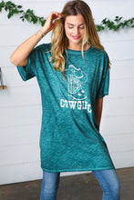 Load image into Gallery viewer, Emerald Cotton Blend COWGIRL Graphic Tee