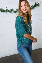 Load image into Gallery viewer, Emerald Cotton Blend COWGIRL Graphic Tee