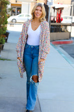 Load image into Gallery viewer, Ivory Popcorn Long Sleeve Open Sweater Cardigan