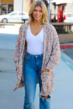 Load image into Gallery viewer, Ivory Popcorn Long Sleeve Open Sweater Cardigan