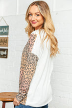 Load image into Gallery viewer, Ombre Leopard Cross Color Block Top