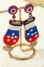 Load image into Gallery viewer, Freedom Cocktail Beaded Dangle Earrings