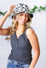 Load image into Gallery viewer, Cow Print Canvas Bucket Hat
