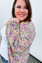 Load image into Gallery viewer, Ivory Popcorn Long Sleeve Open Sweater Cardigan