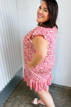 Load image into Gallery viewer, French Rose Floral Babydoll Midi Dress