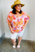 Load image into Gallery viewer, Lilac Tropical Floral Print Woven Top