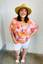 Load image into Gallery viewer, Lilac Tropical Floral Print Woven Top