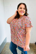 Load image into Gallery viewer, Multicolor Boho Paisley Print Tie Neck Dolman Top