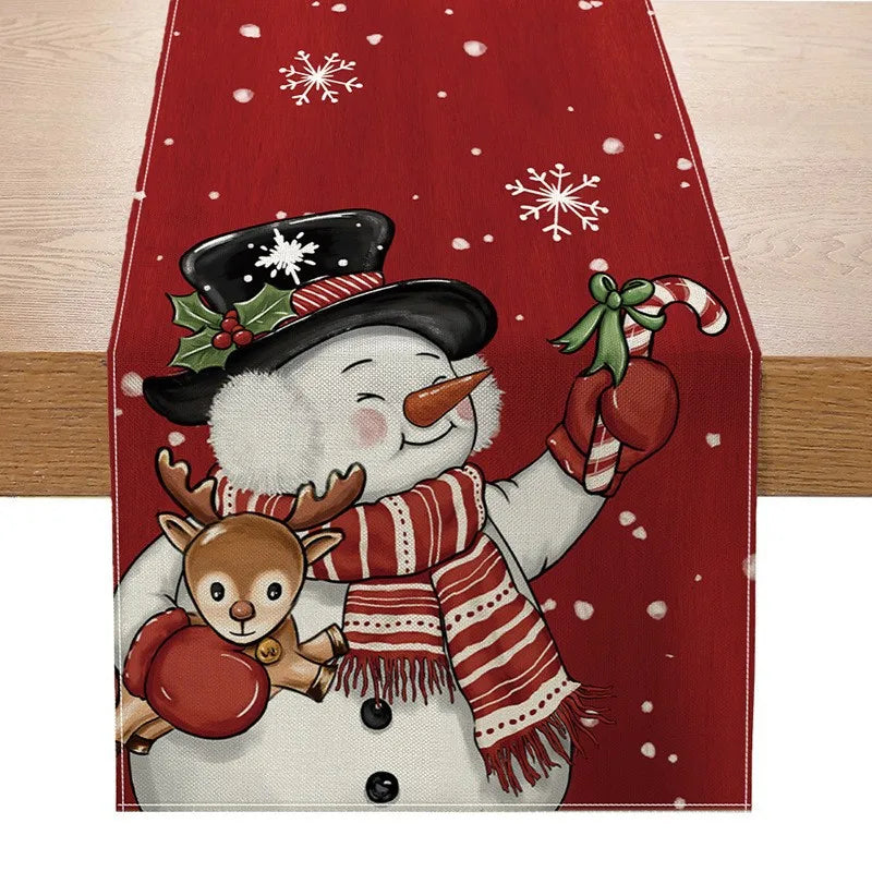 Snowman Table Runner