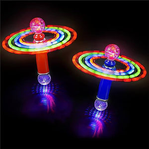 10.5" DOUBLE-BALL MAGIC SPINNING WAND