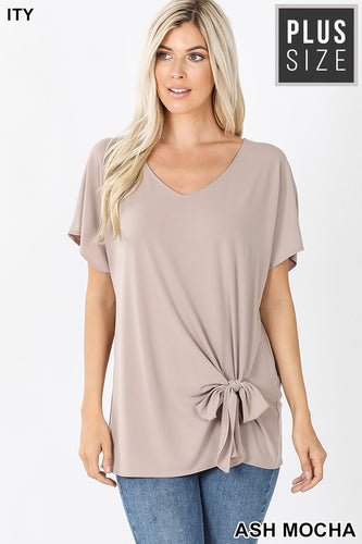 PLUS ITY FRONT TIE TOP - Unique Inspirations by Tracy and Anna