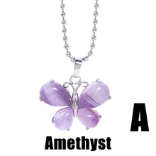 Load image into Gallery viewer, All Natural Amethyst Stone Necklaces