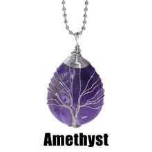 Load image into Gallery viewer, All Natural Amethyst Stone Necklaces