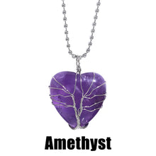 Load image into Gallery viewer, All Natural Amethyst Stone Necklaces
