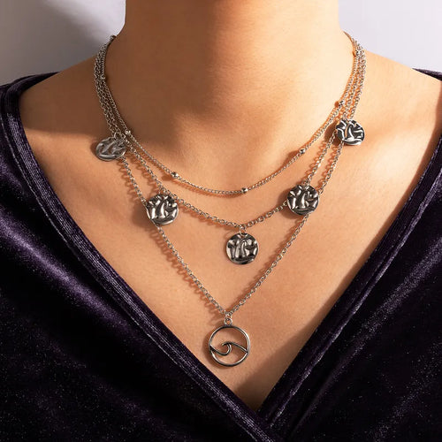 Ocean Wave 2 Tier Necklace