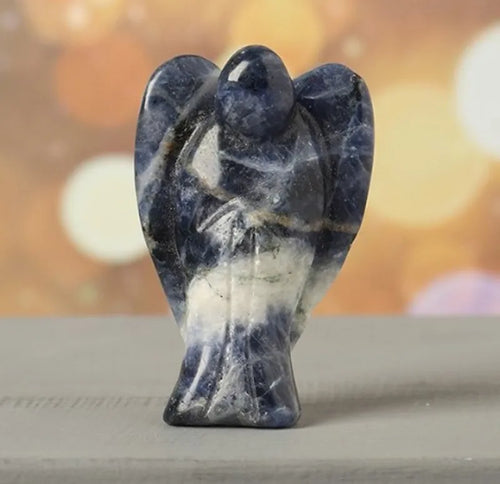 1.5-Inch Crystal Angel Sculpture