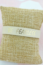 Load image into Gallery viewer, BE FEARLESS FAUX LEATHER CUFF BRACELET - Unique Inspirations by Tracy and Anna