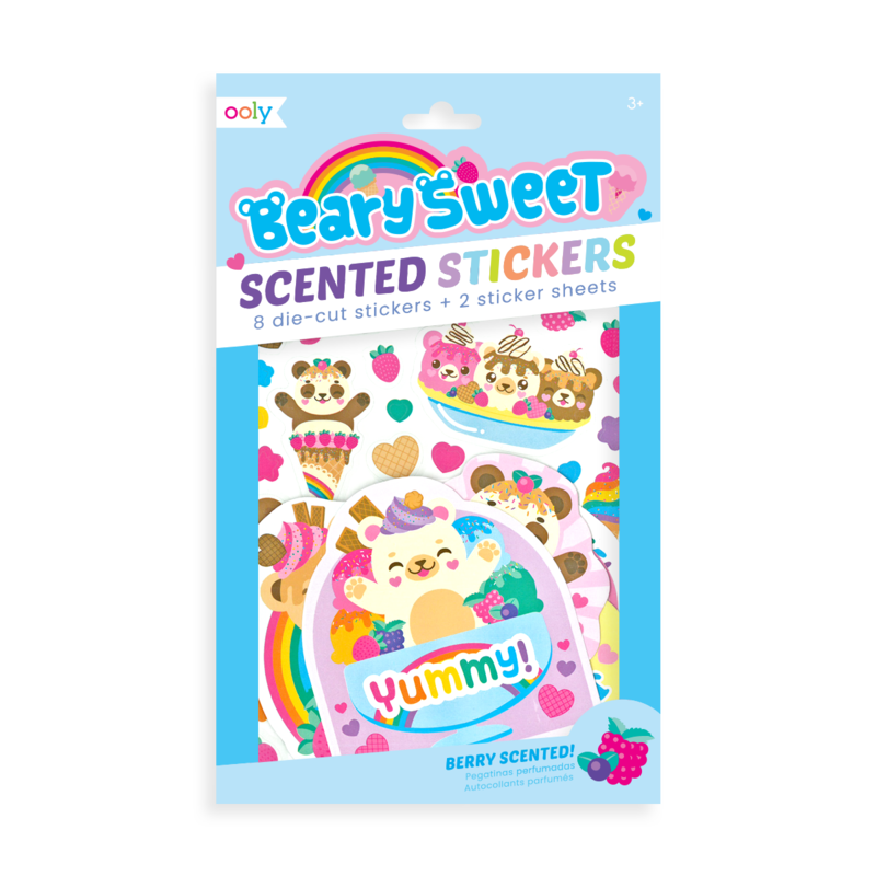 Scented Scratch Stickers - Beary Sweet - Unique Inspirations by Tracy and Anna