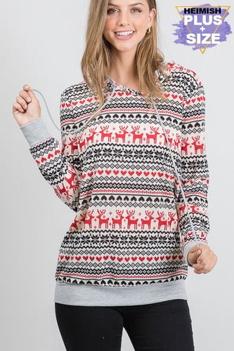 Reindeer Hoodie - Unique Inspirations by Tracy and Anna