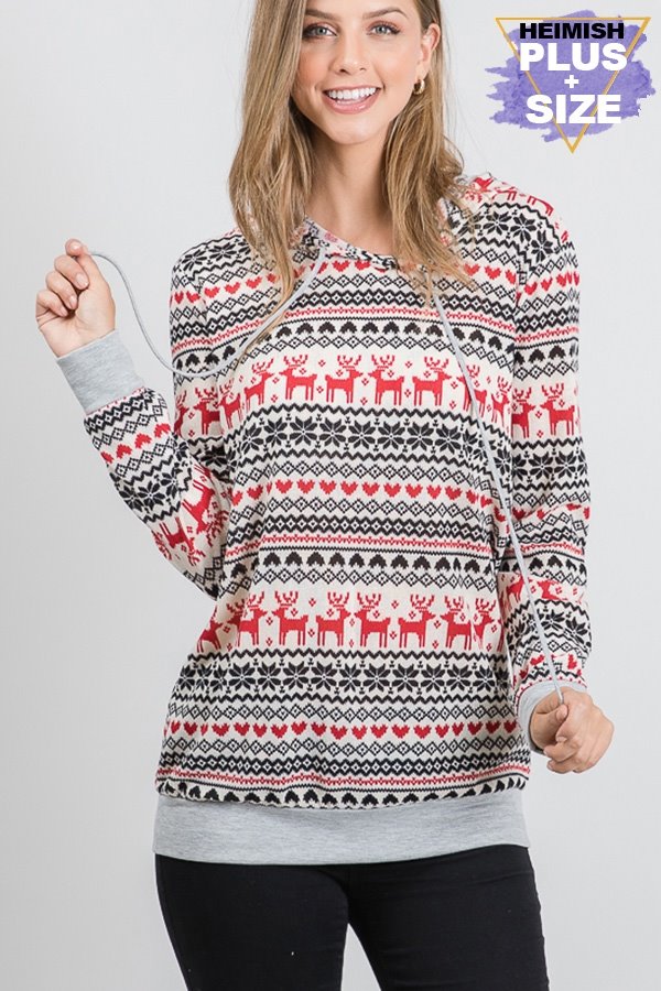 Reindeer Hoodie - Unique Inspirations by Tracy and Anna