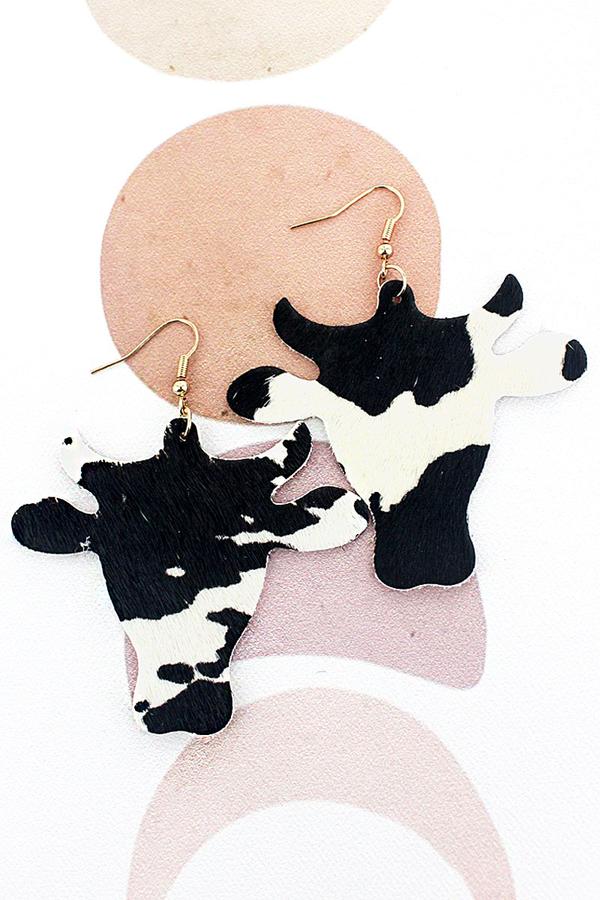 Oakdale Cow Steer Earrings - Unique Inspirations by Tracy and Anna