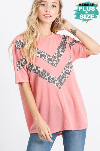 PLUS CONTRAST TOP - Unique Inspirations by Tracy and Anna