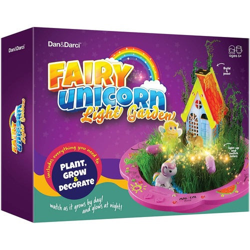 Light-up Unicorn Fairy Garden Kit for Kids - Unique Inspirations by Tracy and Anna