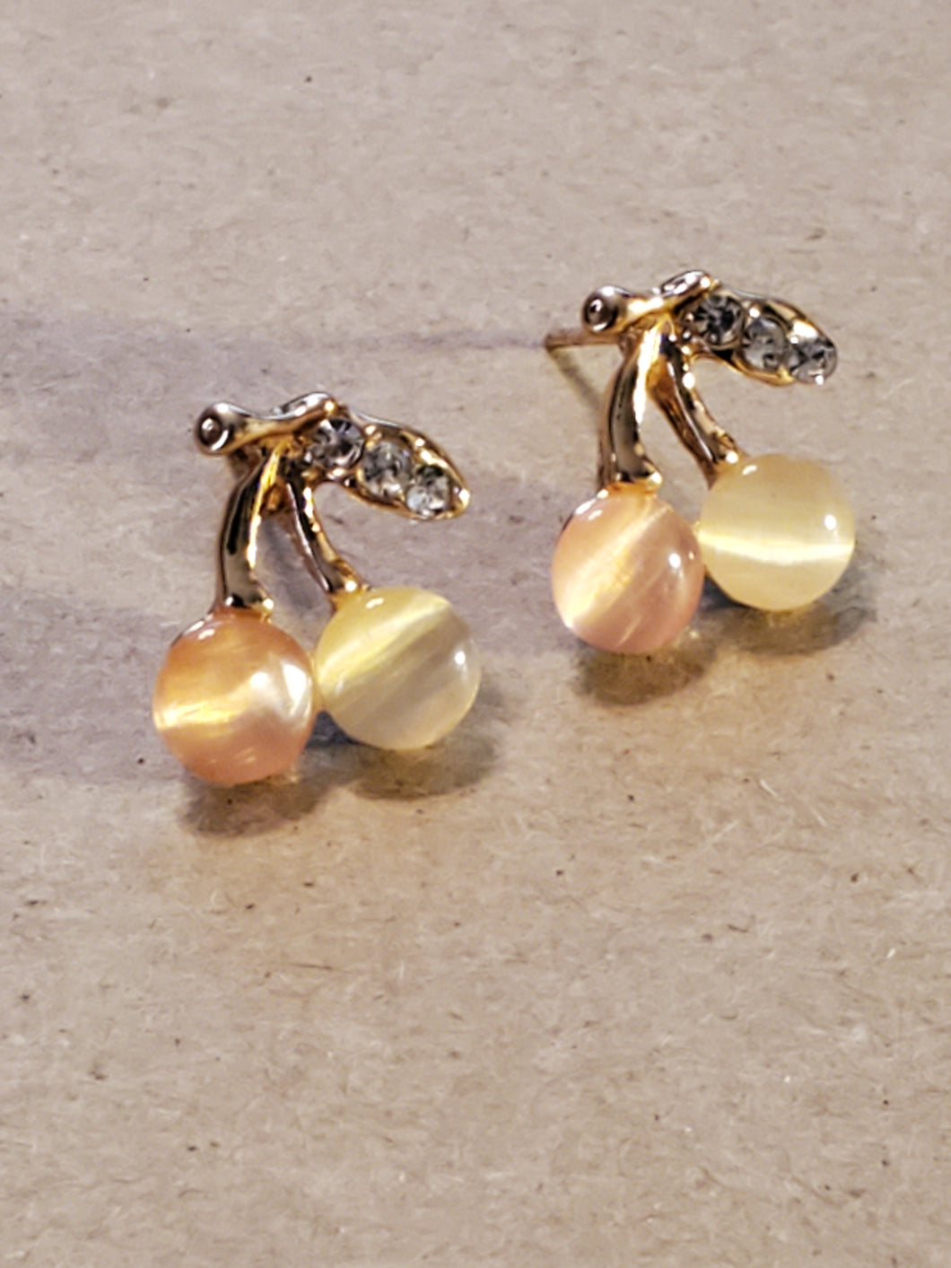 Moonstone Cherry Earrings - Unique Inspirations by Tracy and Anna