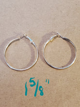 Load image into Gallery viewer, Silver Hoop Earrings - Unique Inspirations by Tracy and Anna