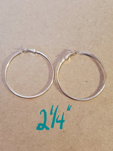 Silver Hoop Earrings - Unique Inspirations by Tracy and Anna
