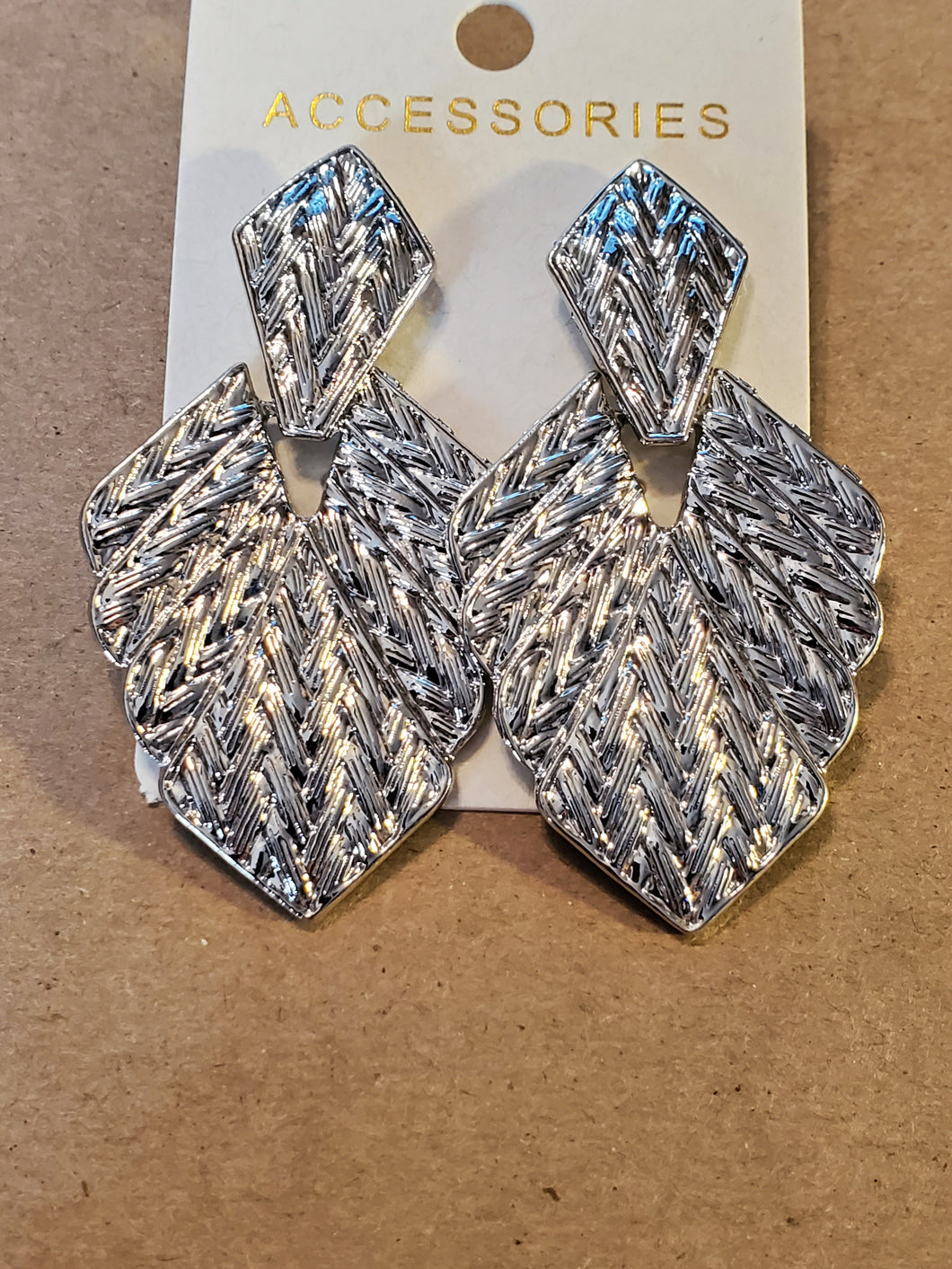 Silver Abstract Earrings - Unique Inspirations by Tracy and Anna