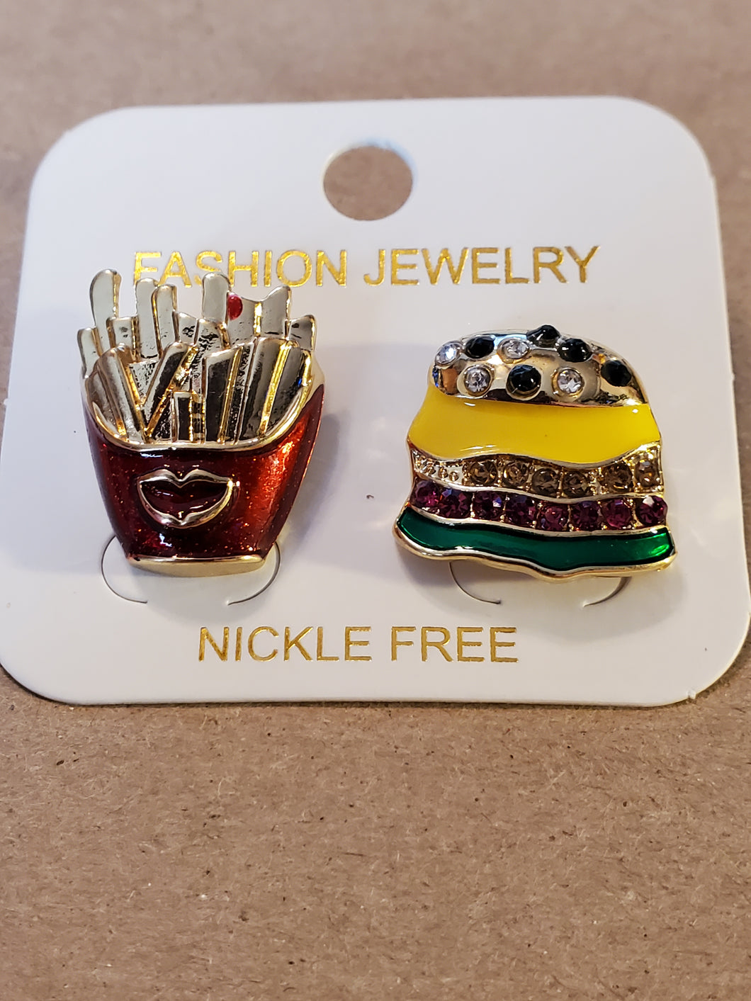Fast Food Themed Earrings - Unique Inspirations by Tracy and Anna