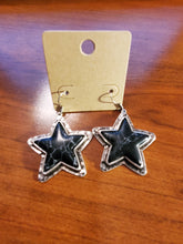 Load image into Gallery viewer, Starstruck Silvertone Earrings - Unique Inspirations by Tracy and Anna